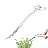 DAAIZIII Edelstahl Gebogene Aquarium Schere,25 cm...